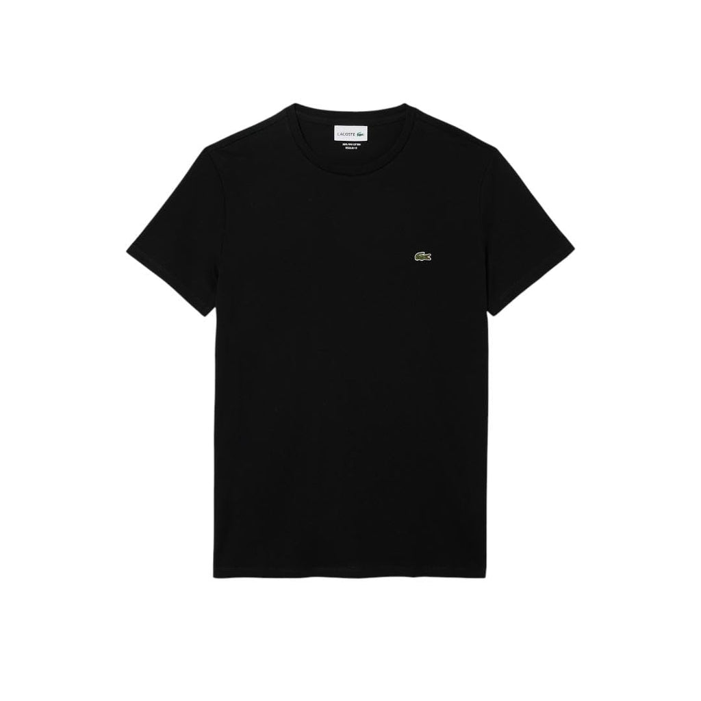 Lacoste Men's Cotton Pima T-Shirt, Black, XX-Large