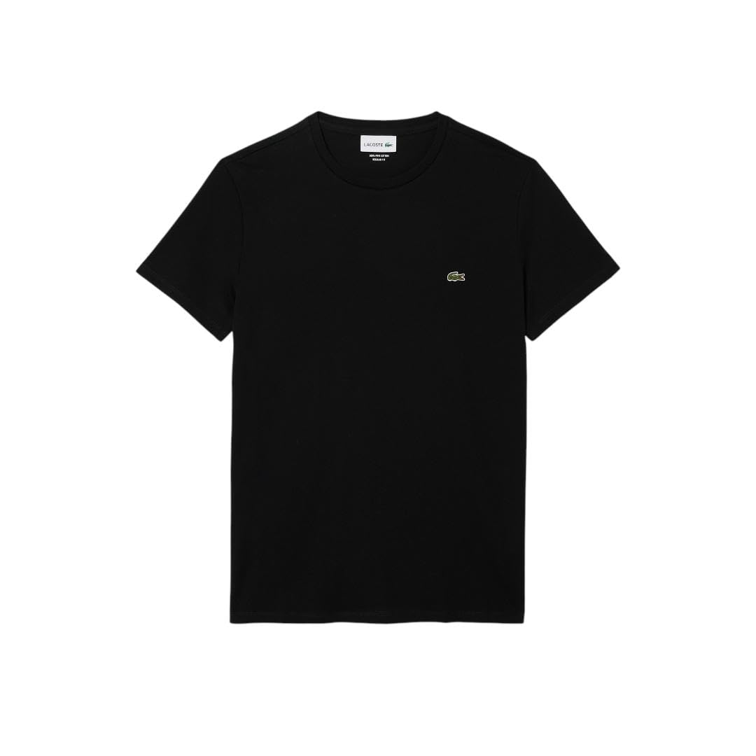 Lacoste Men's Cotton Pima T-Shirt, Black, XX-Large