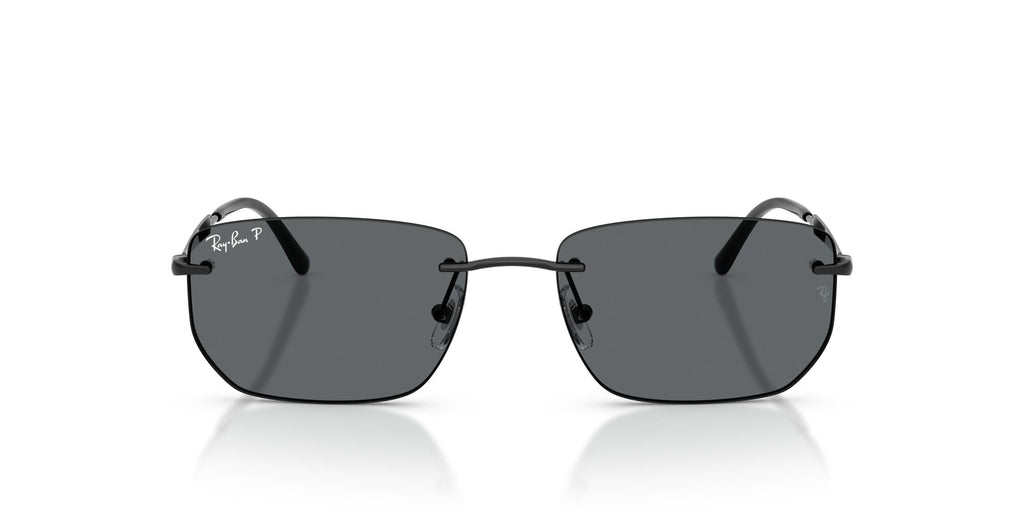 Ray-Ban RB3768 Sunglasses, Black/Dark Grey Polarized, 56 mm