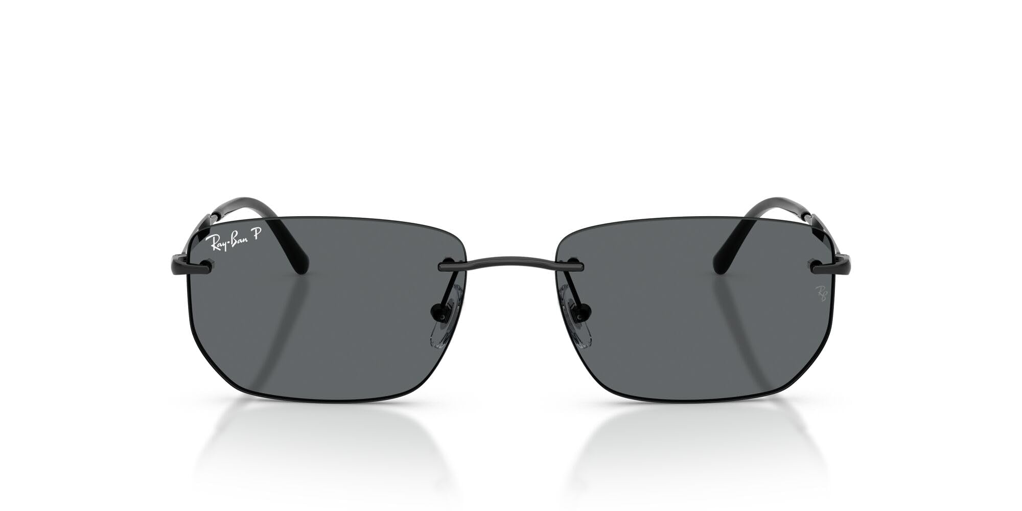 Ray-Ban RB3768 Sunglasses, Black/Dark Grey Polarized, 56 mm