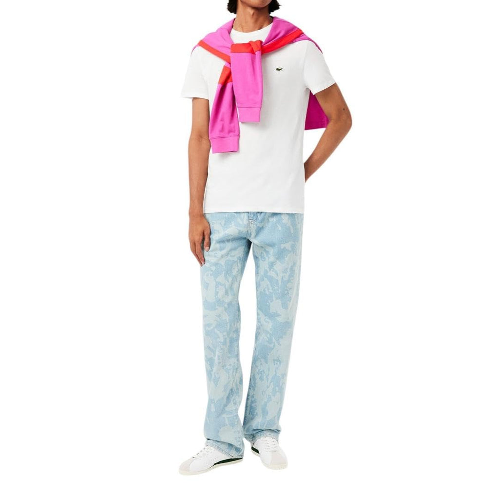 Lacoste Men's Cotton Pima T-Shirt, White, XX-Large