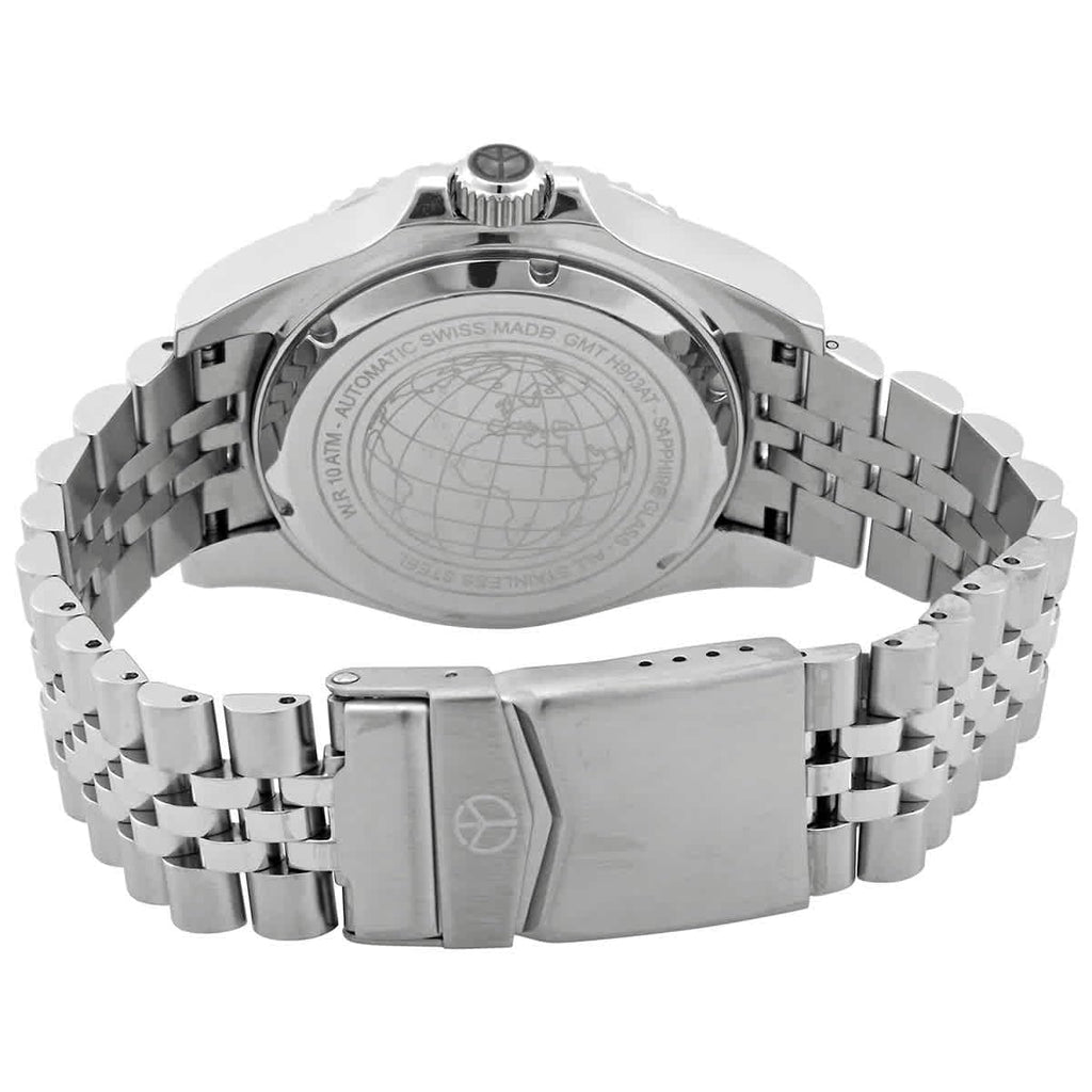 Mathey-Tissot GMT Automatic Black Dial Sprite Bezel Men's Watch H903ATNV