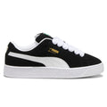 PUMA Mens Suede XL Shoes, Black White 7.5 Medium