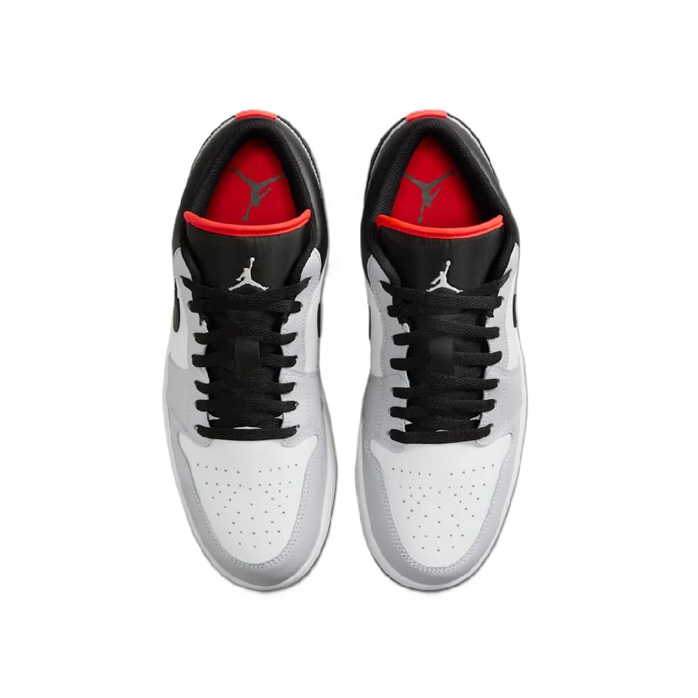 Air Jordan 1 Low Men's Shoes (Neutral Grey/Summit White/Infrared 23/Black) Size 9