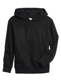 GAP Logo Pull-On Sweatshirt True Black M