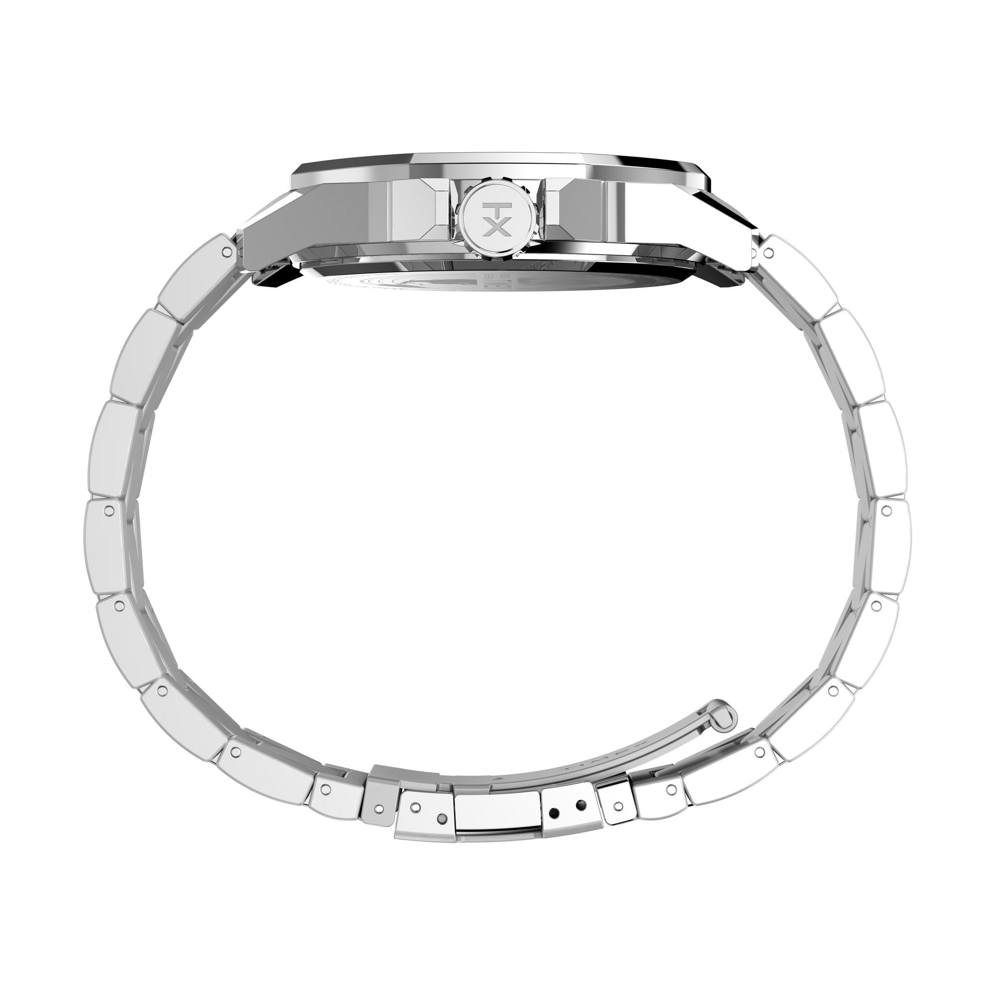 Timex Men's Essex 46mm Watch - Black Link Bracelet Black Dial Silver-Tone Case