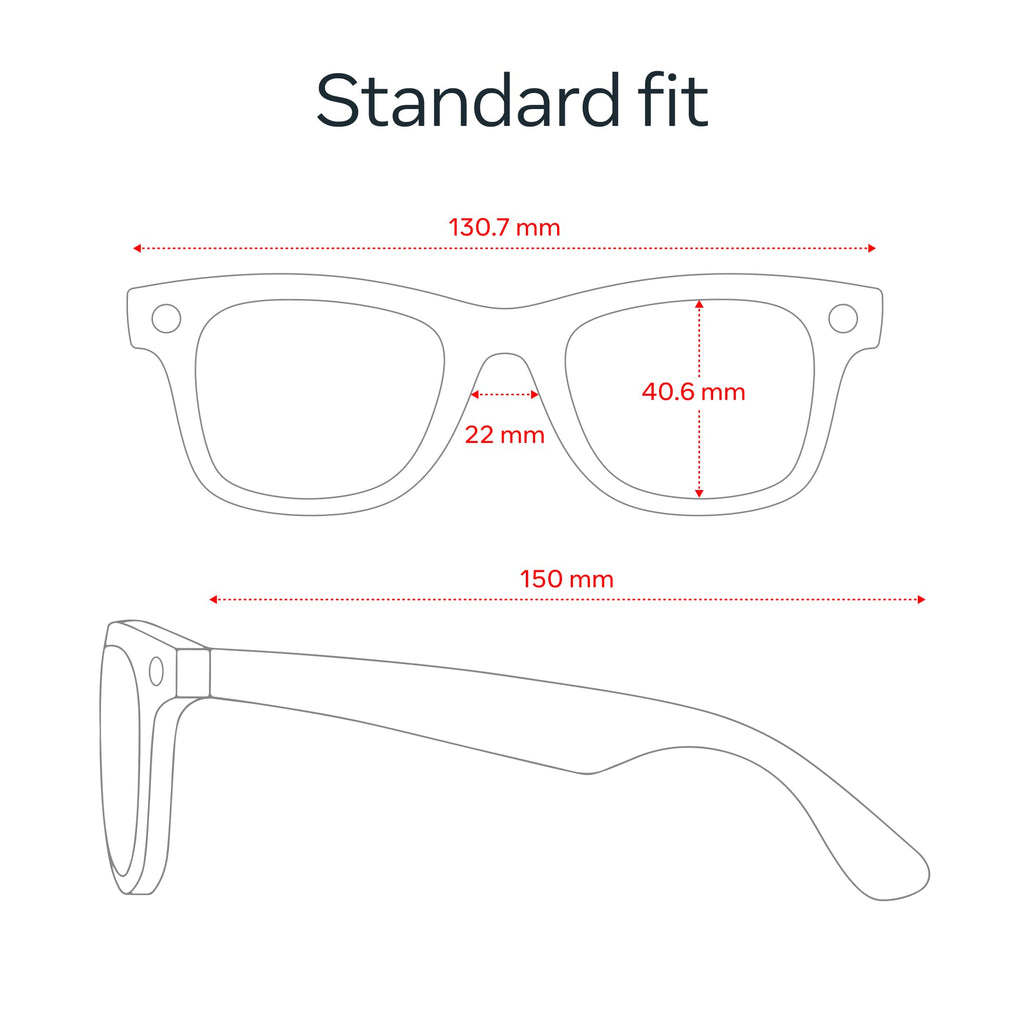 Ray-Ban Meta (Gen 2), Wayfarer, Matte Black | Smart AI Glasses for Men, Women — 2X Battery Life — 3K HD Resolution — 12 MP Ultra-Wide Camera, Audio, Video — Polarized Gradient Graphite Lenses