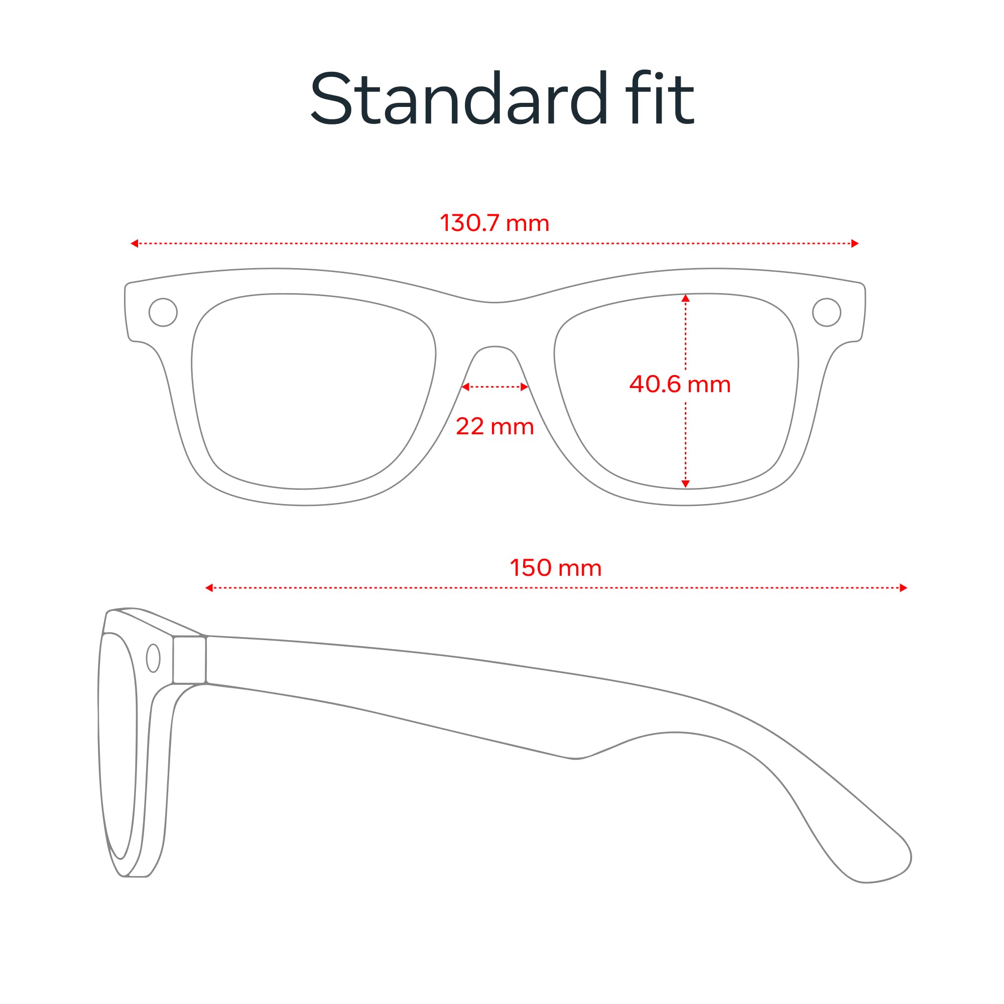 Ray-Ban Meta (Gen 2), Wayfarer, Matte Black | Smart AI Glasses for Men, Women — 2X Battery Life — 3K HD Resolution — 12 MP Ultra-Wide Camera, Audio, Video — Polarized Gradient Graphite Lenses