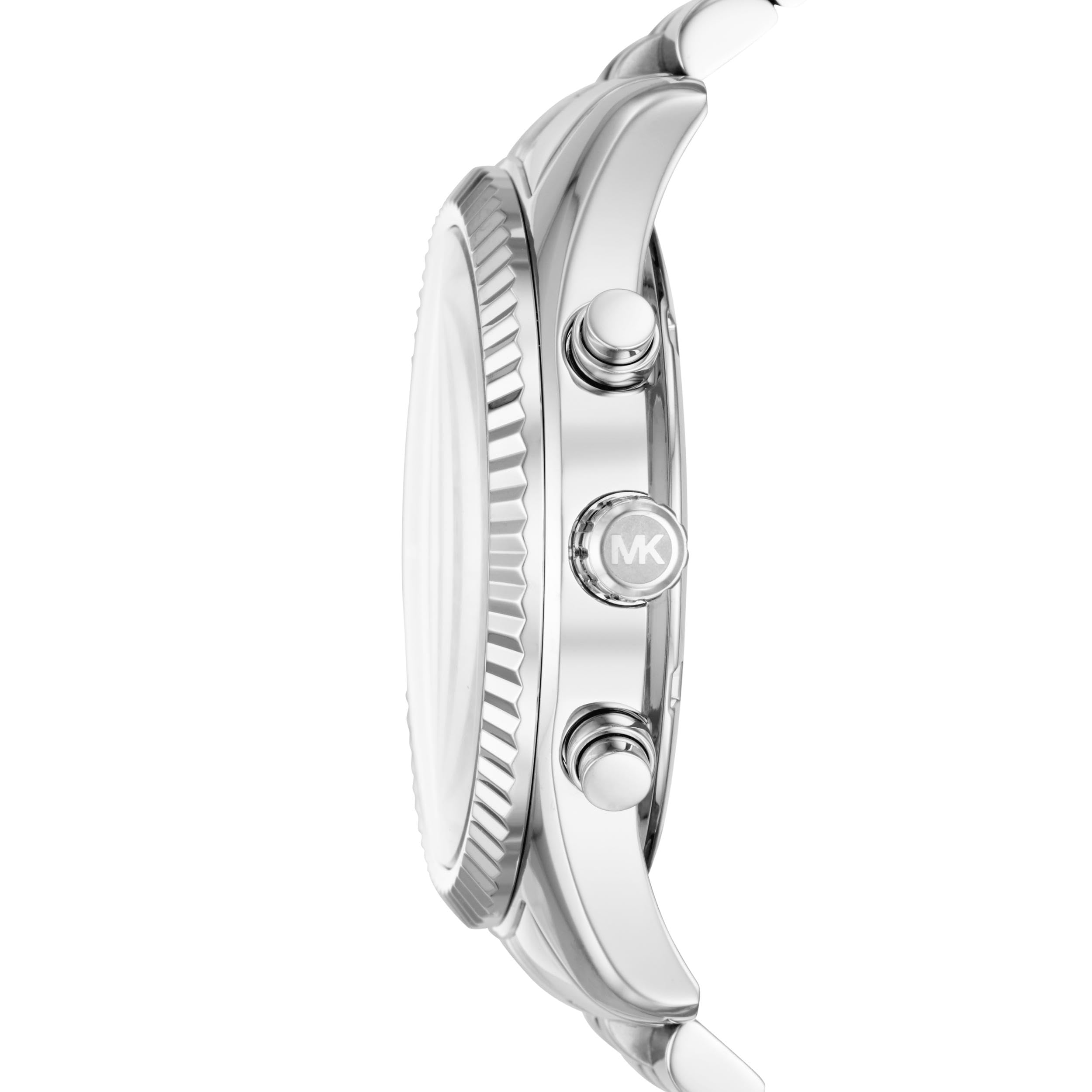 Michael Kors Men's Watch, Lexington Chronograph Silver-Tone Stainless Steel Men's Watch