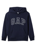GAP Boys Logo Hoodie Hooded Sweatshirt Tapestry Navy M