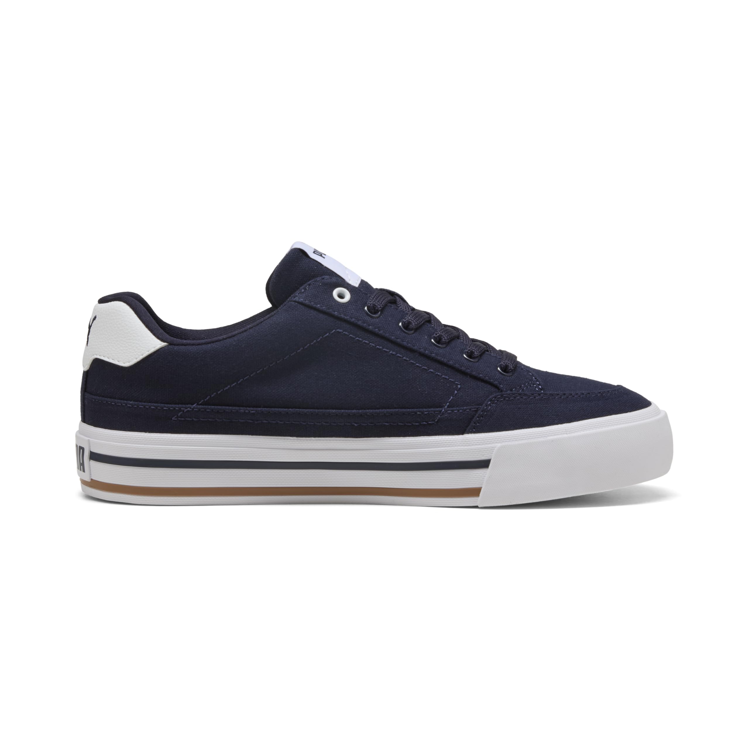 Puma Men's Court Classic Vulc Sneaker, New Navy-Puma White, 9