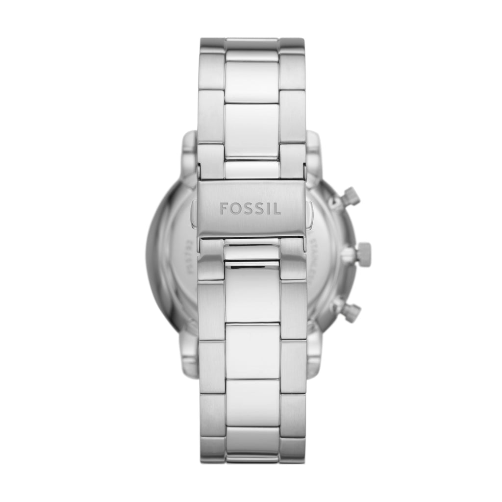Fossil Men's Watch, Neutra Quartz Stainless Steel Chronograph Watch for Men, Color: Silver