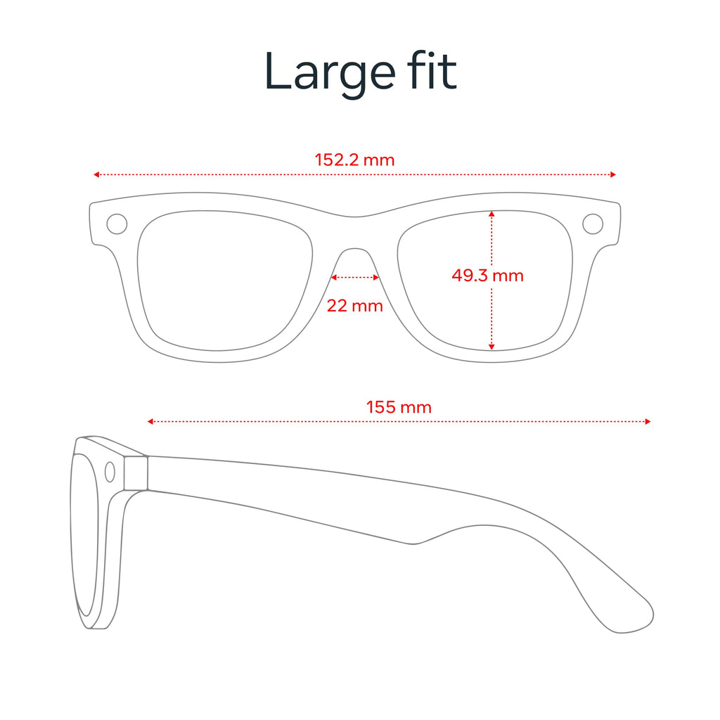 Ray-Ban Meta (Gen 2), Wayfarer, Matte Black | Smart AI Glasses for Men, Women — 2X Battery Life — 3K HD Resolution — 12 MP Ultra-Wide Camera, Audio, Video — Polarized Gradient Graphite Lenses