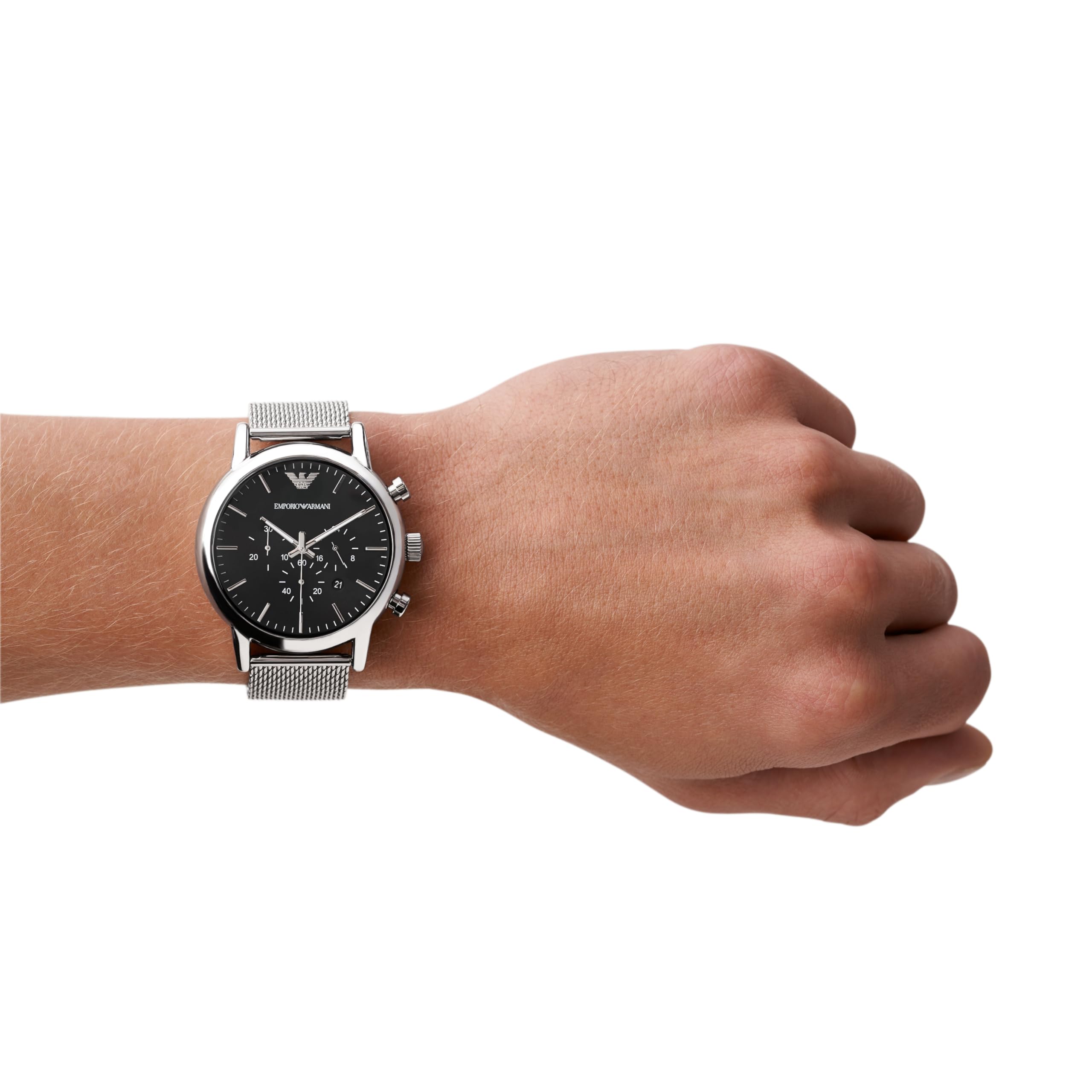 Emporio Armani Men's AR1808 Dress Silver Watch