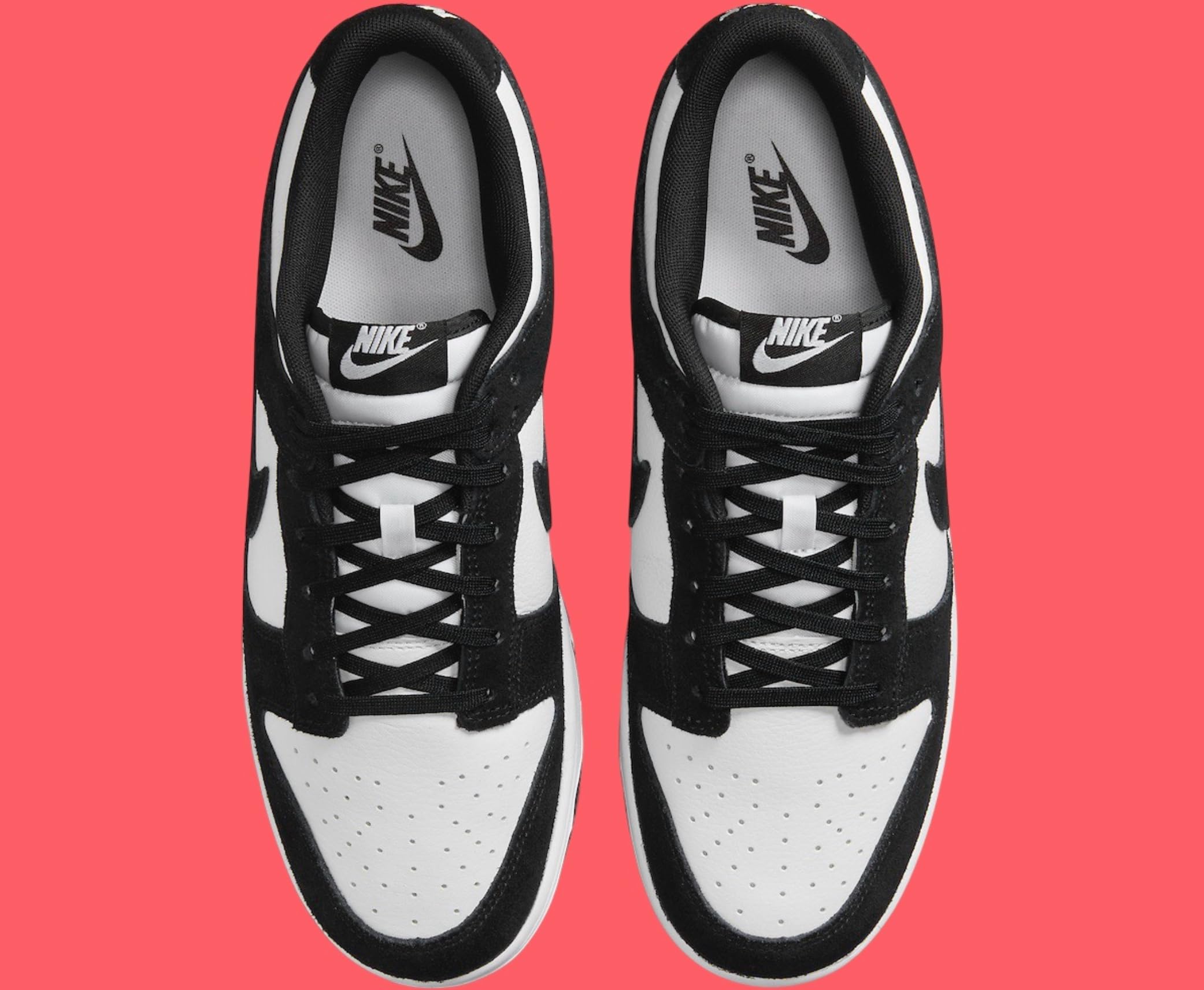 Nike Dunk Low Retro Men's Shoes (FQ8249-100, White/White/Black) Size 10
