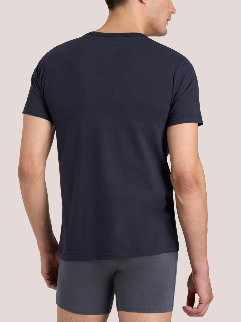 Ted Baker Men's 4-Pack Cotton Crewneck T-Shirt, Navy/Green, Medium