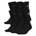 adidas Mens Athletic Cushioned Crew Socks (6 Pairs) Durable & Comfortable