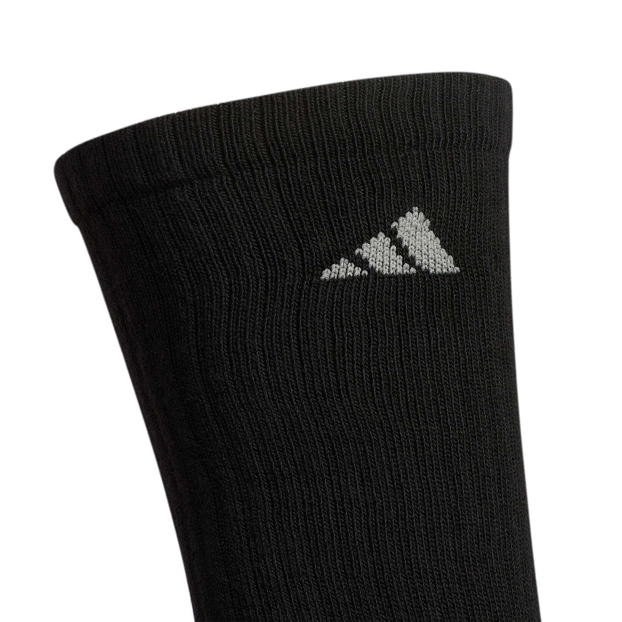 adidas Mens Athletic Cushioned Crew Socks (6 Pairs) Durable & Comfortable