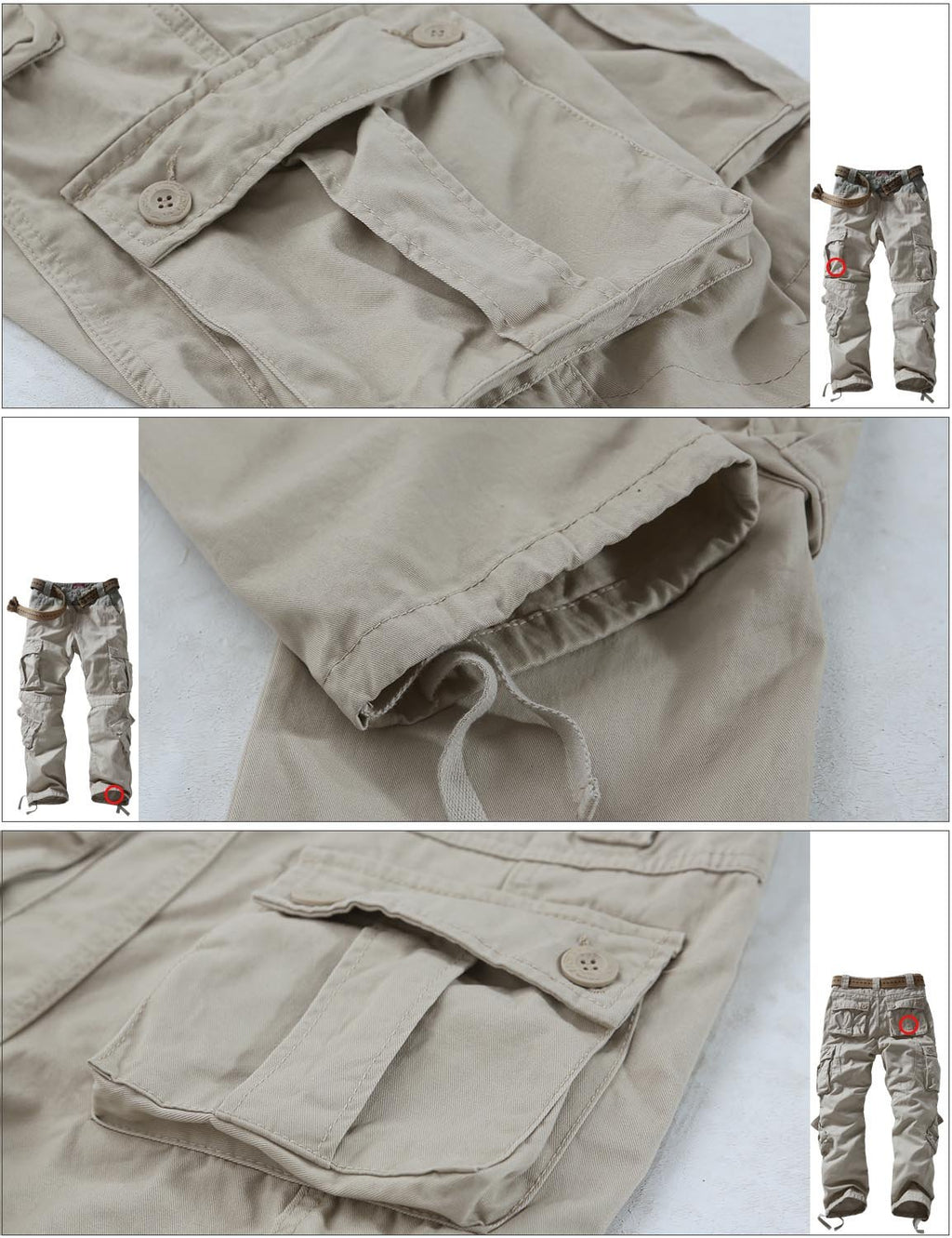 Match Mens Wild Cargo Pants (6053 Apricot, 34)